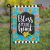 Evergreen Floral Blessings Garden Applique Flag 12.5 x 18 Inches Indoor Outdoor Decor - 2 of 4