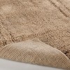 Non-Slip Machine Washable Solid Cotton 2 Piece Bathroom Rug Set by Blue Nile Mills - 4 of 4