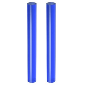 Unique Bargains DIY Crafts Acrylic Round Tube Non-Stick Durable Smooth Clay Roller 2 Pcs - 1 of 4