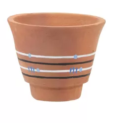 Small Natural Terracotta Painted Planter - Foreside Home & Garden