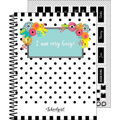 Simply Stylish Tropical Pineapple Teacher Planner Planner - (Spiral Bound)