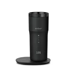 Ember New Temperature Control Smart Mug 2 Charging Coaster Black Improved Design 