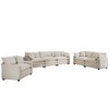 3-Piece Corduroy Deep-Seat Sofa Set with Modular Design - 3 of 4