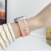 HTUTWOO Bowknot Apple Watch Strap, Sport Silicone Band 38/40/41/42/44/45/49mm, Adjustable Wristband for iWatch Series 10 9 8 7 6 5 4 3 2 1 Ultra SE - 4 of 4
