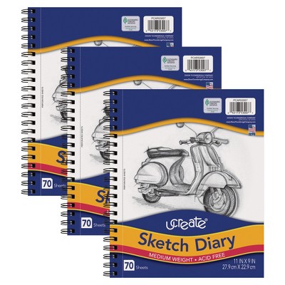 Pacon Art 1st 8.5 x 11 Sketch Book, 70-Sheets