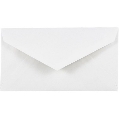 JAM Paper Monarch Commercial Envelopes 3.875 x 7.5 White Bulk 1000/Carton 04093007B