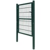vidaXL 2D Fence Gate (Single) Green 41.7"x90.6" - 3 of 4