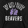 City College of New York Official Beavers Logo Adult Pull-Over Hoodie - 2 of 4
