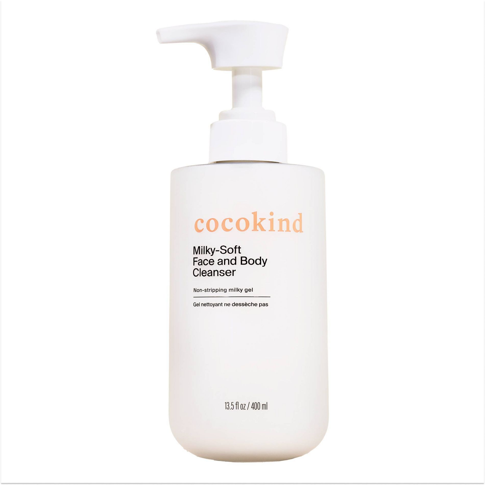 cocokind Ceramide Milk Face & Body Cleanser - 13.5 fl oz