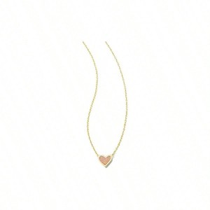 Framed Ari Heart Pendant Necklace for Women Fashionable and Exquisite Daily Wear - 1 of 3