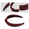 Unique Bargains Textured Cotton Knot Headband Soft Hairband for Women 1.3 Inch Wide 1Pcs - 3 of 4