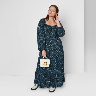 long sleeve maxi dress target
