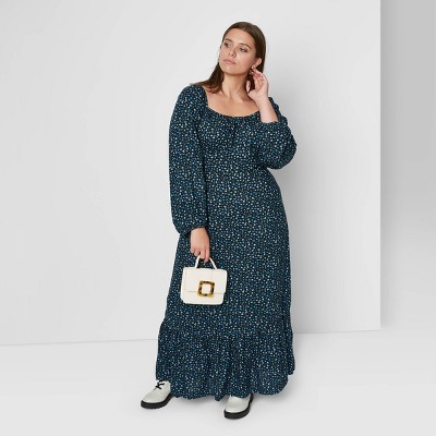 long sleeve prairie dress