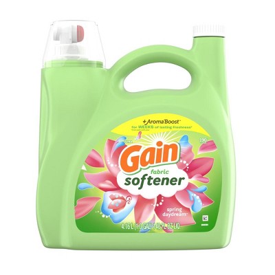 Gain Laundry Liquid Fabric Softener, Spring Daydream Fabric Conditioner, 140 fl oz, 190 Loads
