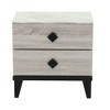 Gulches Rustic Accent Nightstand ¨C Stylish Bedroom Storage with Distinctive Design Flair - 2 of 4