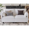 74.27" Loveseat Sofa, 2-Seater Mid Century Modern Couch for Small Spaces, Apartment, Bedroom, Office - 4 of 4