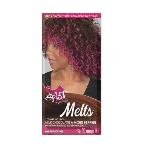 Splat Chocolate Melts Temporary Hair Color - Mixed Berry - 6oz : Target
