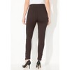Catherines Women's Plus Size Ponte Lace-Up Legging - 3 of 4