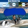 Unique Bargains 600D Bimini Top with Stainless Steel Deck Hinges - 2 of 4