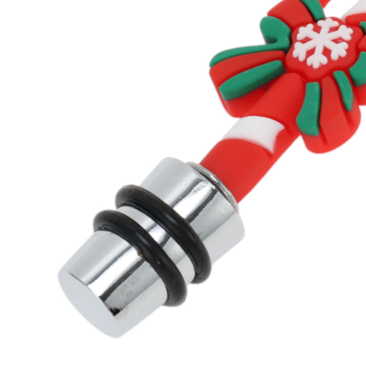 Unique Bargains Two-Wire Short Christmas Tree Stopper Aluminum Alloy TPE Green Black Silver Tone 1 Pc - thumbnail 6