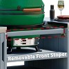 YOOCOZZ Outdoor 100% Fir Wood Rolling Grill Cart & Kitchen Island with Stainless Steel Top - 3 of 4