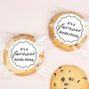 Big Dot of Happiness It's a Forever Kinda Thing Stickers and Clear Cookie Bags, Cellophane Treat Bags 4.25x7 IN for Candy or Baked Goods - 25 Count - 3 of 4