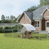 PawHut Large Metal Chicken Coop, Walk-In Chicken Coop Run, Big Chicken House Chicken Cage Outdoor Chicken Coop - 3 of 4