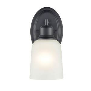 Millennium Lighting Amberle 1 - Light Sconce in  Matte Black - 1 of 3