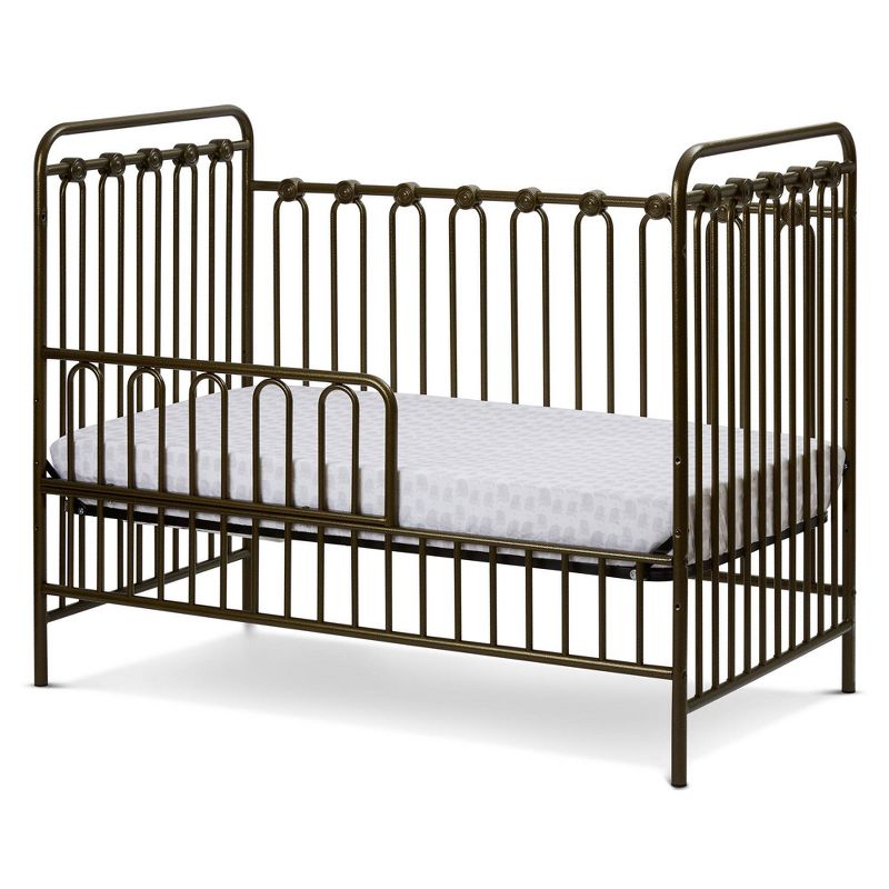 L.A. Baby Napa 3-in-1 Convertible Full Sized Metal Crib - Golden Nugget, 4 of 6