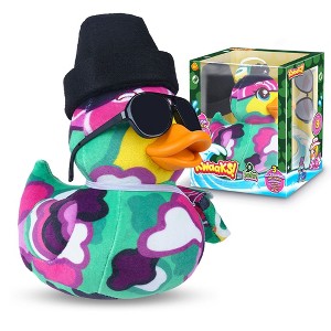 Maxi Kwaaks John Duck Plush – 6" (15cm) Printed Soft Toy with Stitched Eyes, Fluffy Touch & 3 Matching Accessories – Mix & Match Cute Plushie - 1 of 4