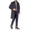 LONDON FOG Men's L19195 Signature Wool Blend Top Coat - Available in Black Camel & Charcoal - 4 of 4