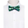 INSPIRE CHIC Men's Sequin Adjustable Pre-tied Bow Tie - 4 of 4
