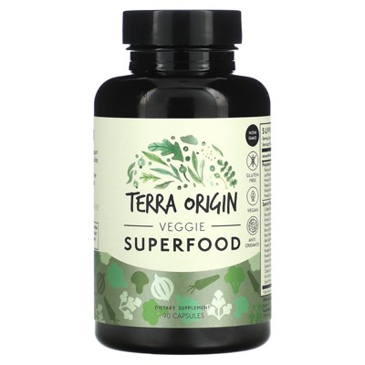 Terra Origin Veggie Superfood, 90 Capsules