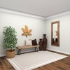 Metal Leaf Clutter Palm Wall Decor with Distressed Textured Brown - Olivia & May - 2 of 4