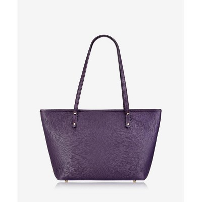 GiGi New York Purple Zip Taylor Tote Bag