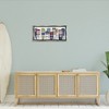 Stupell Industries Port Oars Vintage Americana Patterns Floating Frame Canvas Art, Gray, 31" x 14" - 3 of 4