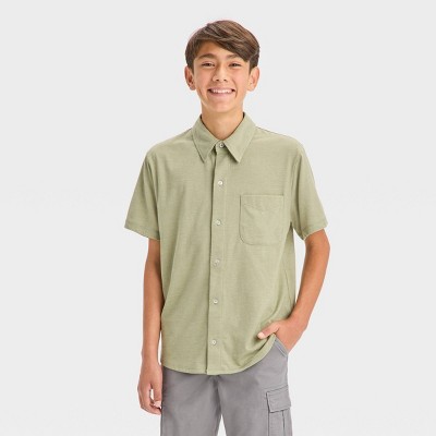 Green Boys' Button Front and Dress Shirts