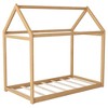 NicBex Twin Size Platform Bed 78.3" L Modern House-Shaped Wooden Bed Frame for Bedroom, Guest Room, No Box Spring Required - 3 of 4