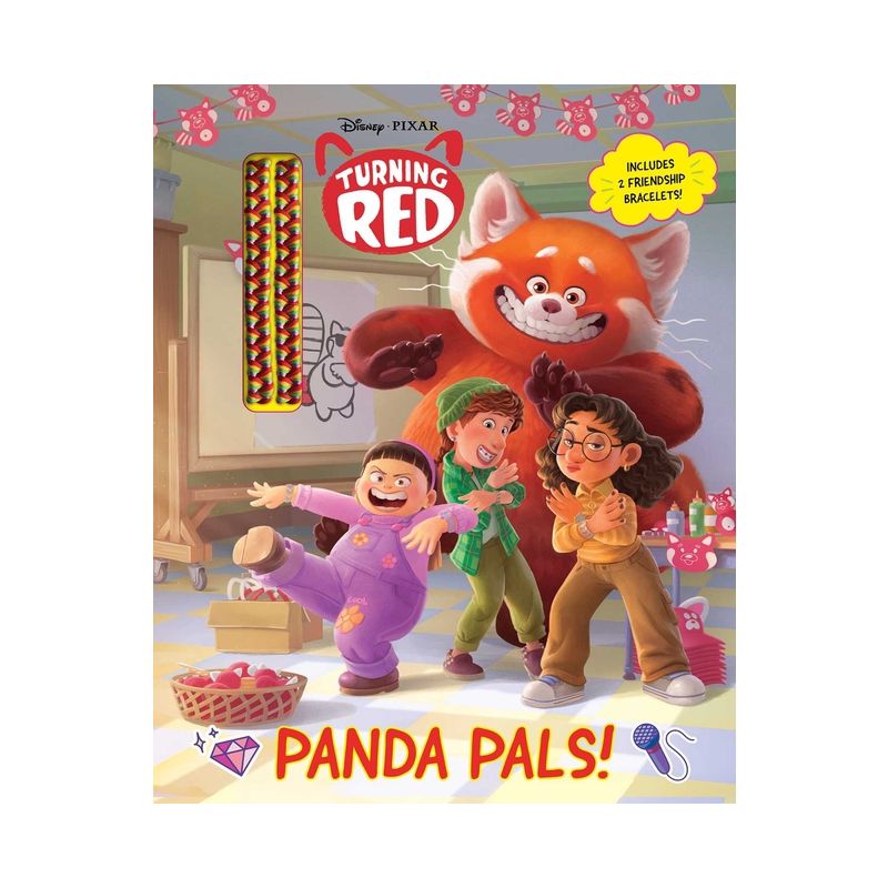 Disney Pixar: Turning Red: Panda Pals! - (Book with Friendship Bracelets) by  Suzanne Francis (Hardcover), 1 of 6