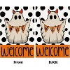 Hachikiko Double Sided Halloween Garden Flag (Ghost & Polka Dots) 12x18 Inch,Durable Polyester Outdoor Yard Porch Decoration - 3 of 4