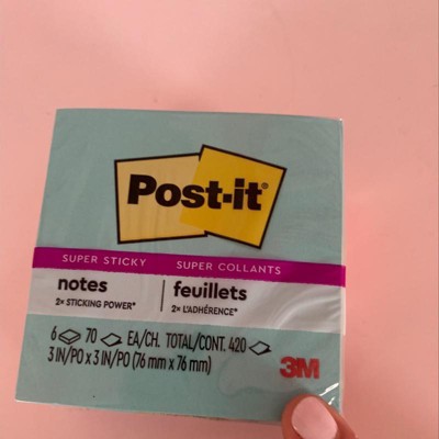 Post-it 3pk 3 X 3 Super Sticky Notes 45 Sheets/pad Energy Boost  Collection : Target