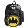 DC Comic Book Batman Symbol 5-Piece Backpack Accessory Set for boys - image 2 of 4