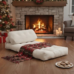 Mjkone Folding Sofa Bed, Convertible Sleeper Chair with Pillow - 1 of 4