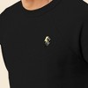 Dalix Lightning (Glow in the Dark) Embroidered Crewneck Fleece Sweatshirt Pullover Mens - 4 of 4