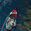 Waimea Bay Crescent 9.5' 1-Seater Rigid Inflatable Kayak - Durable Fishing Kayak With 700lb Capacity, PVC Double Drop Stitch, Fits In Backpack - 2 of 4