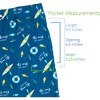 Pavilion Gift Company - River Life - M Teal Lounge Pants - Pajama Bottoms - 4 of 4