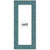 PosterPalooza | Panoramic Simple Blue Picture Frame - UV Acrylic, Foam Board Backing, Hanging Hardware - 2 of 4