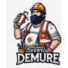 Very Demure Construction Worker Adult Crew Neck Long Sleeve Shirt - 2 of 2