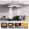 RAPSUAR Smart 30-Inch Range Hood - 1100 CFM with Gesture & Touch Control, Built-in Timer & LED Lights - 4 of 4