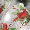 6"H Sullivans Bird Disc Ornament - Set of 2  Multicolored Christmas Ornaments - 2 of 2